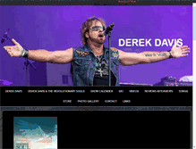 Tablet Screenshot of derekdavismusic.com